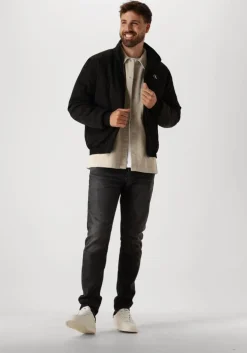 zwarte calvin klein jack padded harrington