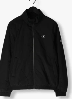 zwarte calvin klein jack padded harrington