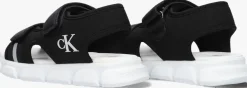 zwarte calvin klein platte sandalen 83022