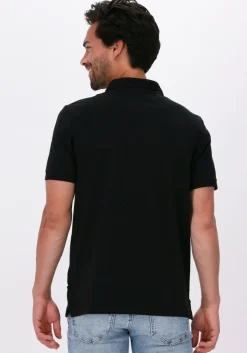 zwarte calvin klein polo stretch pique slim polo