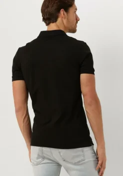zwarte calvin klein polo ck embro badge slim polo