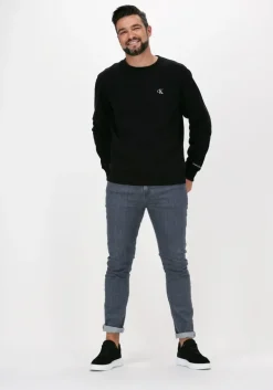 zwarte calvin klein sweater ck essential reg cn