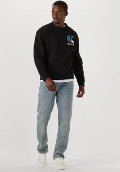 zwarte calvin klein sweater ls e 350trry ck bhs