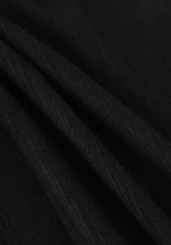 zwarte calvin klein top warm texture rib mockneck top