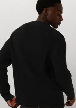 zwarte calvin klein trui linear sweater