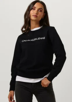 zwarte calvin klein trui institutional core logo cn