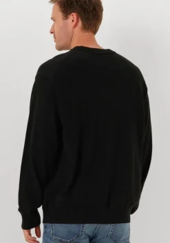 zwarte calvin klein trui ls ez corron crewnk sweater 12gg