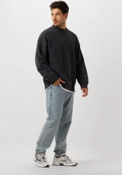 zwarte calvin klein trui boucle boxy sweater