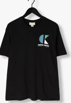 zwarte calvin klein t-shirt ss 20s ck bhs lg grp