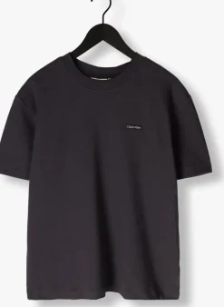 zwarte calvin klein t-shirt calvin klein label tee