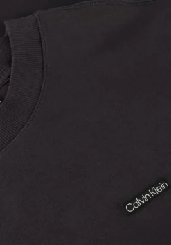 zwarte calvin klein t-shirt calvin klein label tee