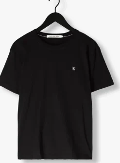 zwarte calvin klein t-shirt ck embro badge tee