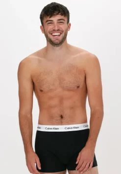 zwarte calvin klein underwear boxershorts 3-pack trunks