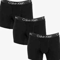 zwarte calvin klein underwear boxershorts 3-pack boxer briefs