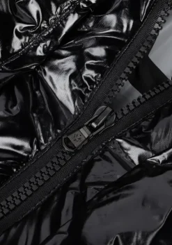 zwarte canadian gewatteerde jas eugenie mid