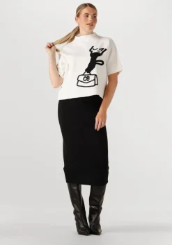 zwarte caroline biss midirok 4745