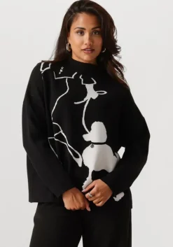zwarte caroline biss sweater 4243