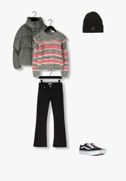 zwarte cars jeans flared jeans veronique