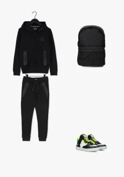 zwarte cars jeans joggingbroek kids lax sw pant