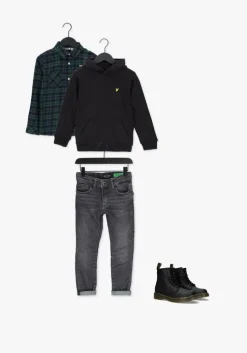 zwarte cars jeans slim fit jeans kids bates slim fit