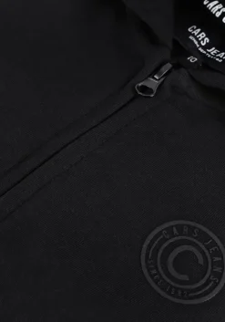 zwarte cars jeans vest kids iscar hood