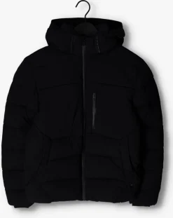 zwarte cast iron gewatteerde jas short jacket techstretch brawler