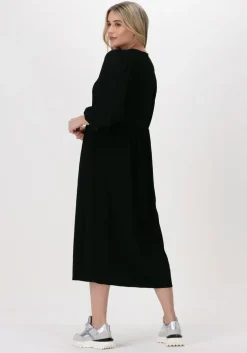 zwarte catwalk junkie midi jurk dr moon