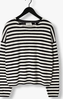 zwarte catwalk junkie trui kn soft stripe