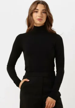 zwarte cc heart coltrui sofia turtleneck blouse