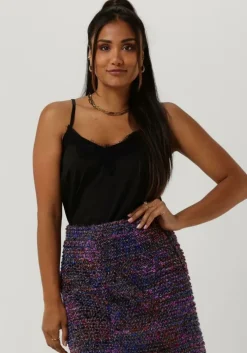 zwarte cc heart top lace top