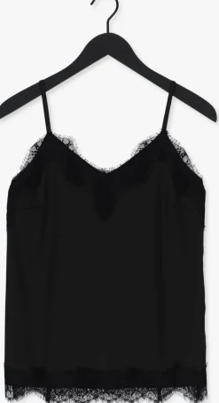 zwarte cc heart top lace top