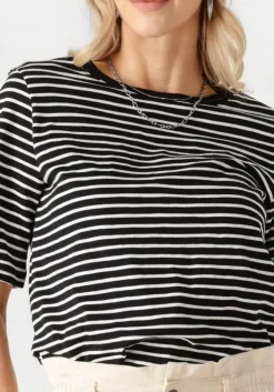 zwarte cc heart t-shirt cc heart silla stripe