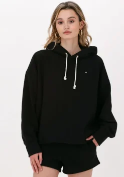 zwarte champion trui hooded sweatshirt dms plain