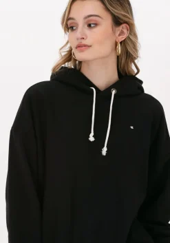 zwarte champion trui hooded sweatshirt dms plain