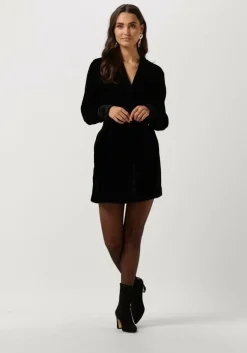 zwarte chptr-s mini jurk amore dress