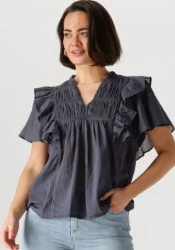zwarte circle of trust blouses maren blouse