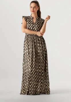 zwarte circle of trust maxi jurk juliet dress