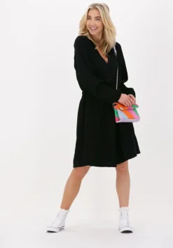 zwarte circle of trust mini jurk riviera dress