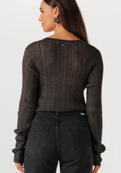 zwarte circle of trust t-shirt freya top