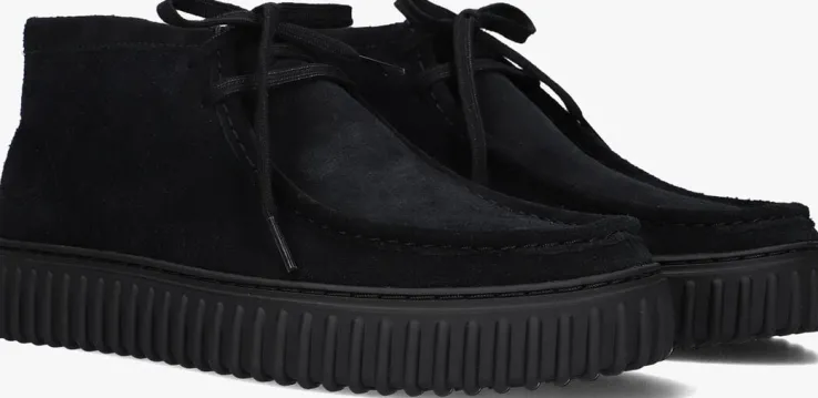 zwarte clarks originals veterschoenen torhill hi heren