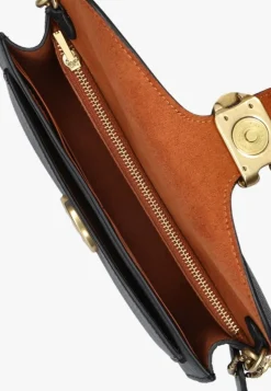 zwarte coach clutch tabby chain clutch