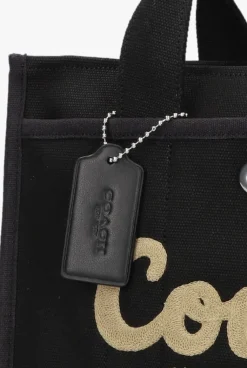 zwarte coach handtas cargo tote
