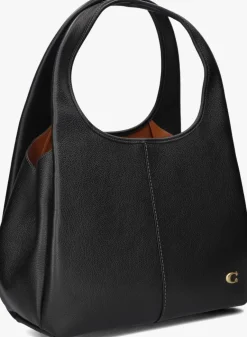 zwarte coach schoudertas lana