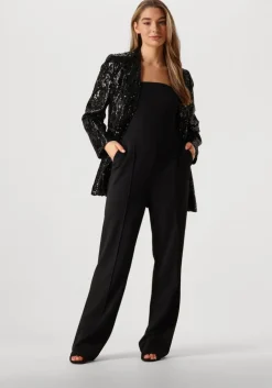 zwarte co'couture blazer club cc sequin blazer