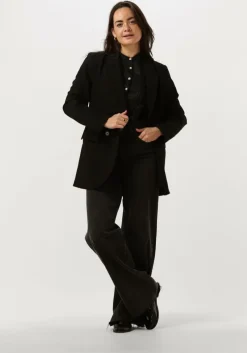 zwarte co'couture blazer vola double balzer