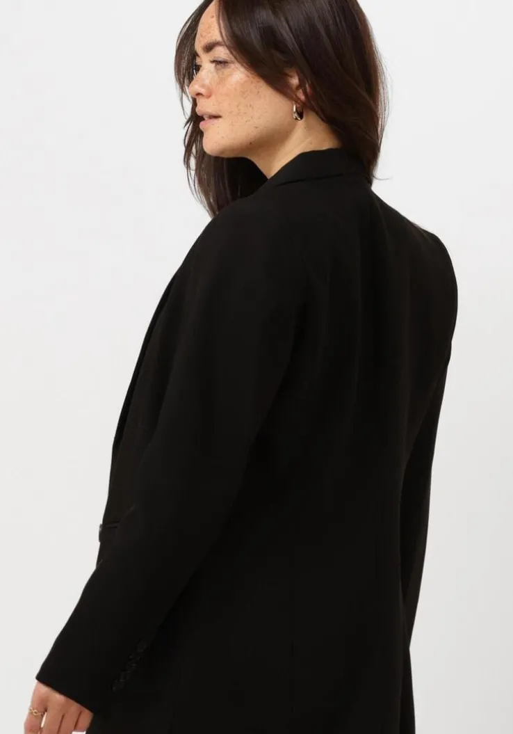 zwarte co'couture blazer vola double balzer