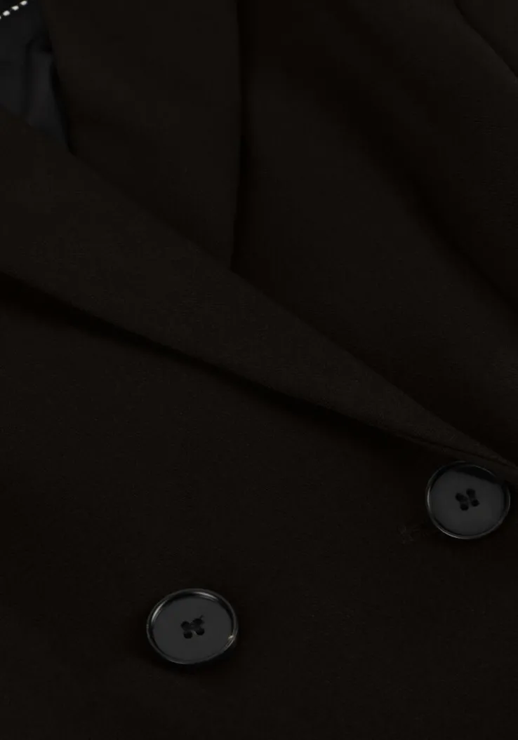 zwarte co'couture blazer vola double balzer