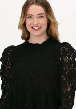 zwarte co'couture blouses winter lace blouse