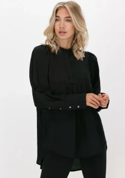 zwarte co'couture blouses calium volume shirt
