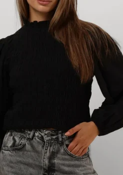 zwarte co'couture blouses kera smock blouse